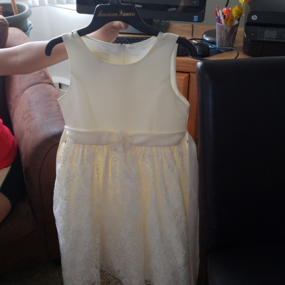 Creme formal dress